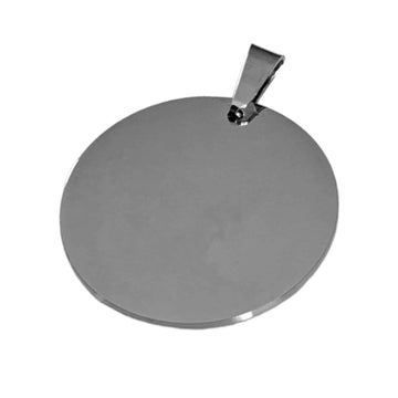 Medalion cerc argintiu