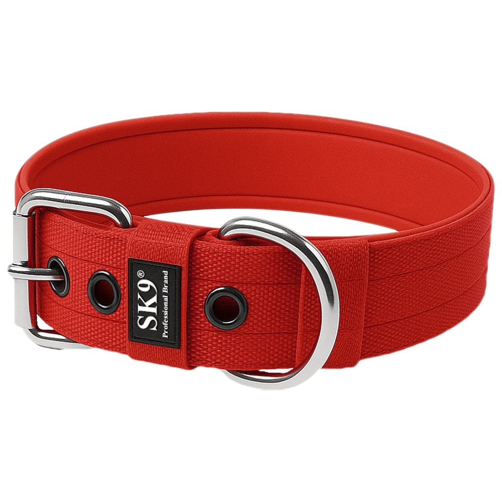 【G-RAP】 S-I-C Zgarda pentru caini mari SK9 Classic, ROSU